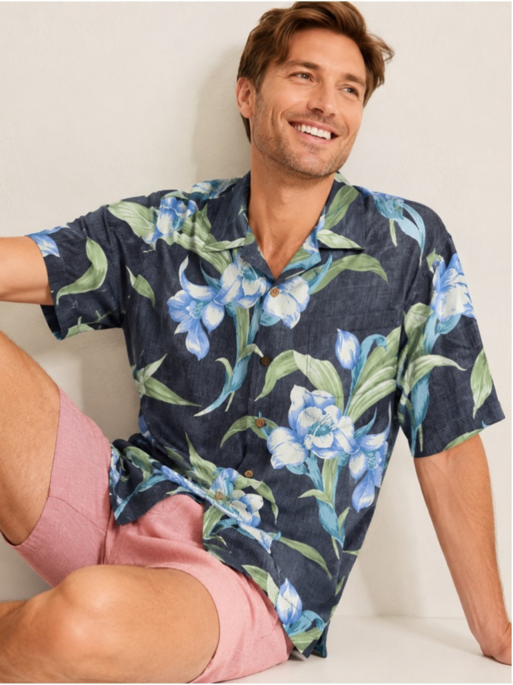Tommy Bahama 100% Silk Hawaiian Camp Shirt 🌴